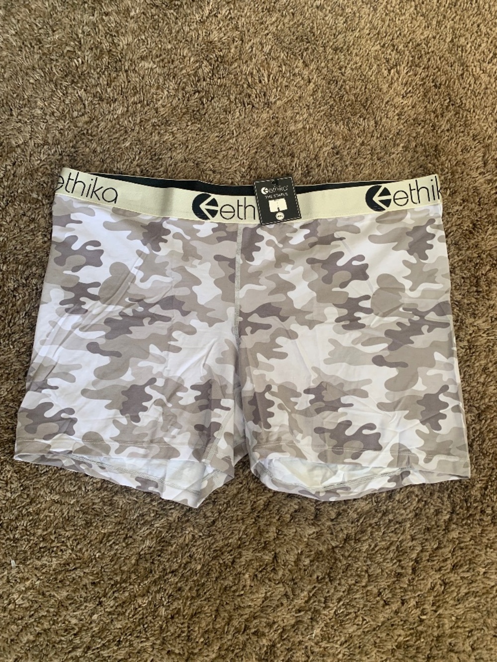 Ethika the Staple Boyshort Underwear 4XL Camo print Cotton Modal